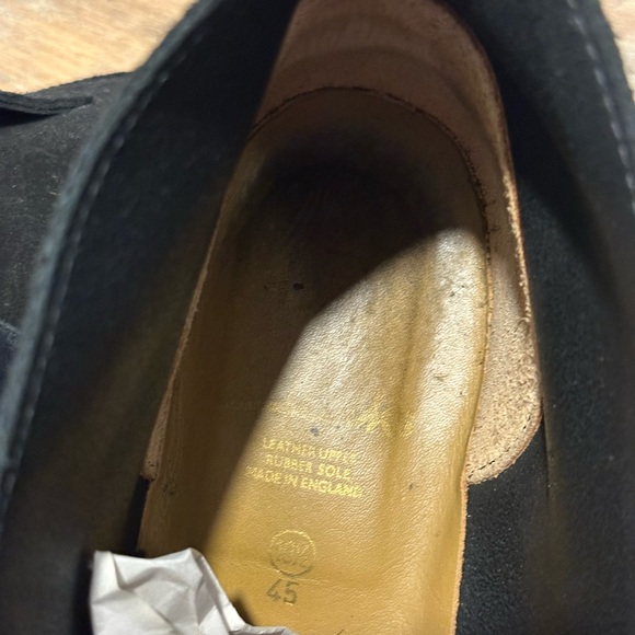 Clarks Black Suede Desert Boots main image 4